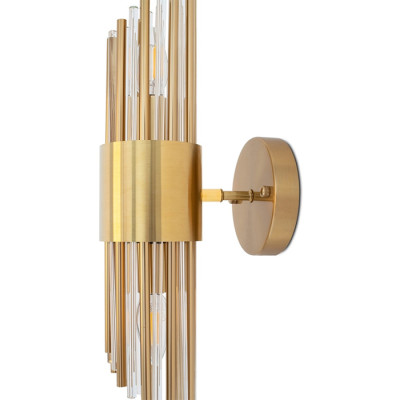 Бра Wall lamp B2562W-B gold