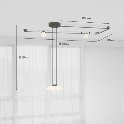 Трековая система в сборе Belty SET DK55SET02-02-DB