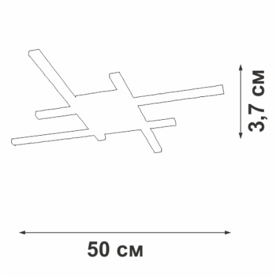 Потолочная люстра  V2098-1/4PL