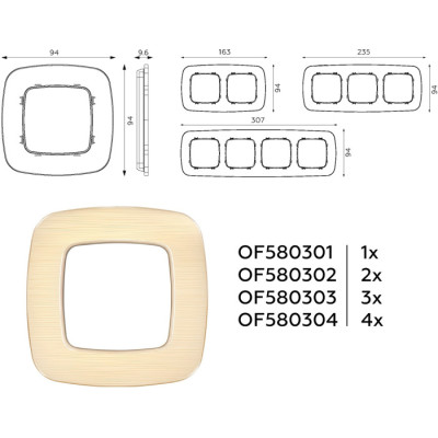 Рамка OMEGA OF580302