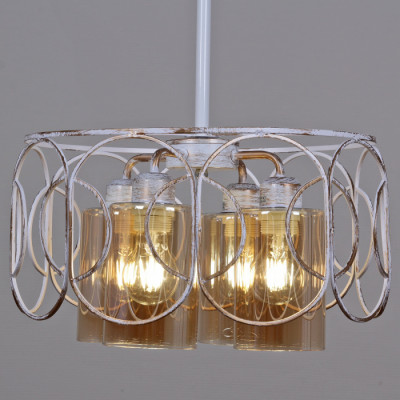 Подвесная люстра  03883-0.4-04 WH+GD