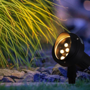 Грунтовый светильник  09401-0.7-001U LED12W BK+WW