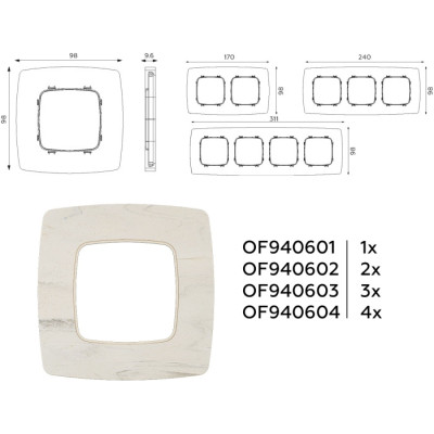 Рамка OMEGA OF940604