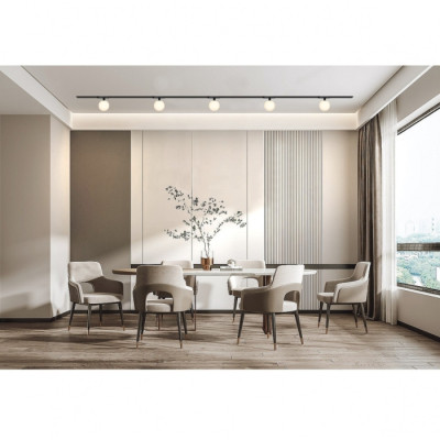 Трековый светильник Vision48/25 4825-046-D120-6W-340DG-4000K-BK