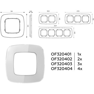 Рамка OMEGA OF320403
