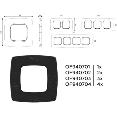 Рамка OMEGA OF940702