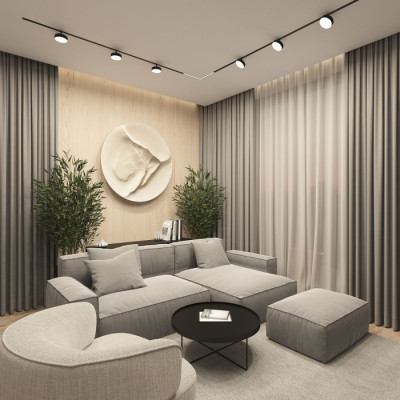 Трековый светильник SMART LINEAR DK8070-BK