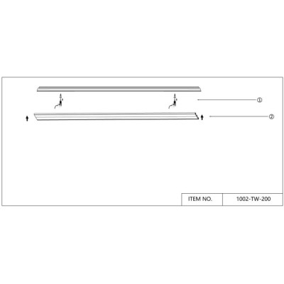Шинопровод Unika 1002-TW-200